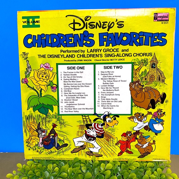 DISNEY’S VTG 1979 CHILDREN’S FAVORITES DISNEYLAND VINYL RECORD LP VOL II #1V8121 - Picture 2 of 16